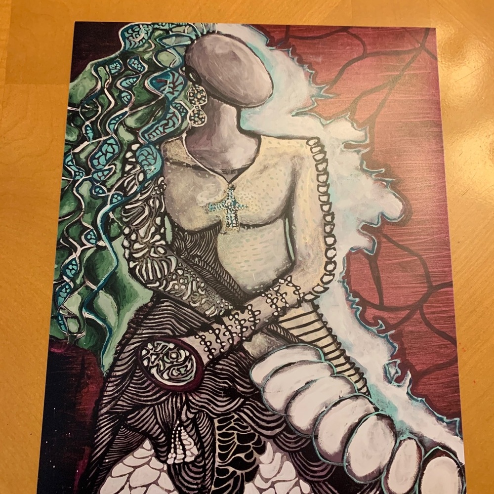 Female Grace- an 8 by 10 print of my painting